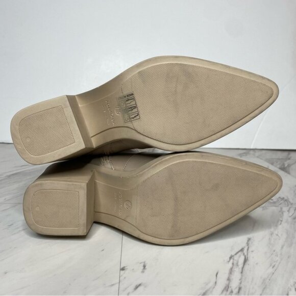 Aquatalia Pointed Toe Leather Tall Boot 7 1/2 - Picture 15 of 16